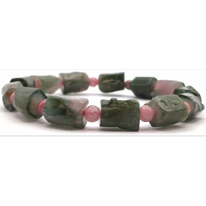 Watermelon Tourmaline Bracelet